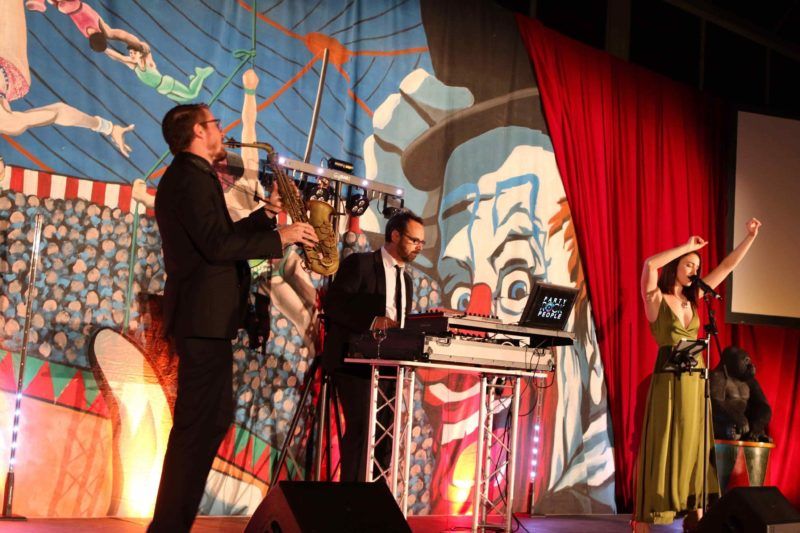 Night at the Circus Christmas Party Theme